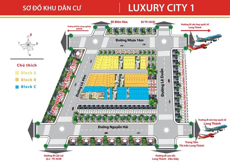 3 Dự Án  Khu Dân Cư Luxury City