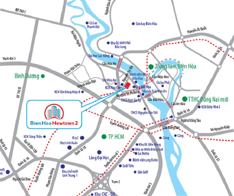 2 Dự Án Biên Hòa New Town 2