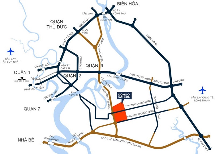 9 Dự Án Đông Sài Gòn