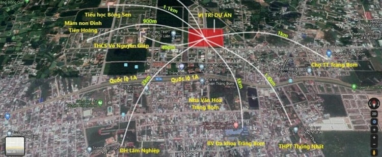 4 Dự Án Khu Dân Cư Và Siêu Thị Trảng Bom