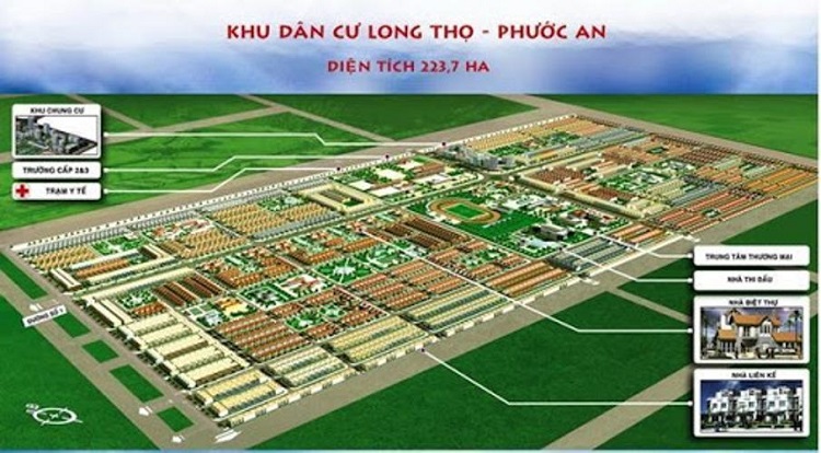 Quy Hoạch Khu Đô Thị Long Thọ - Phước An 