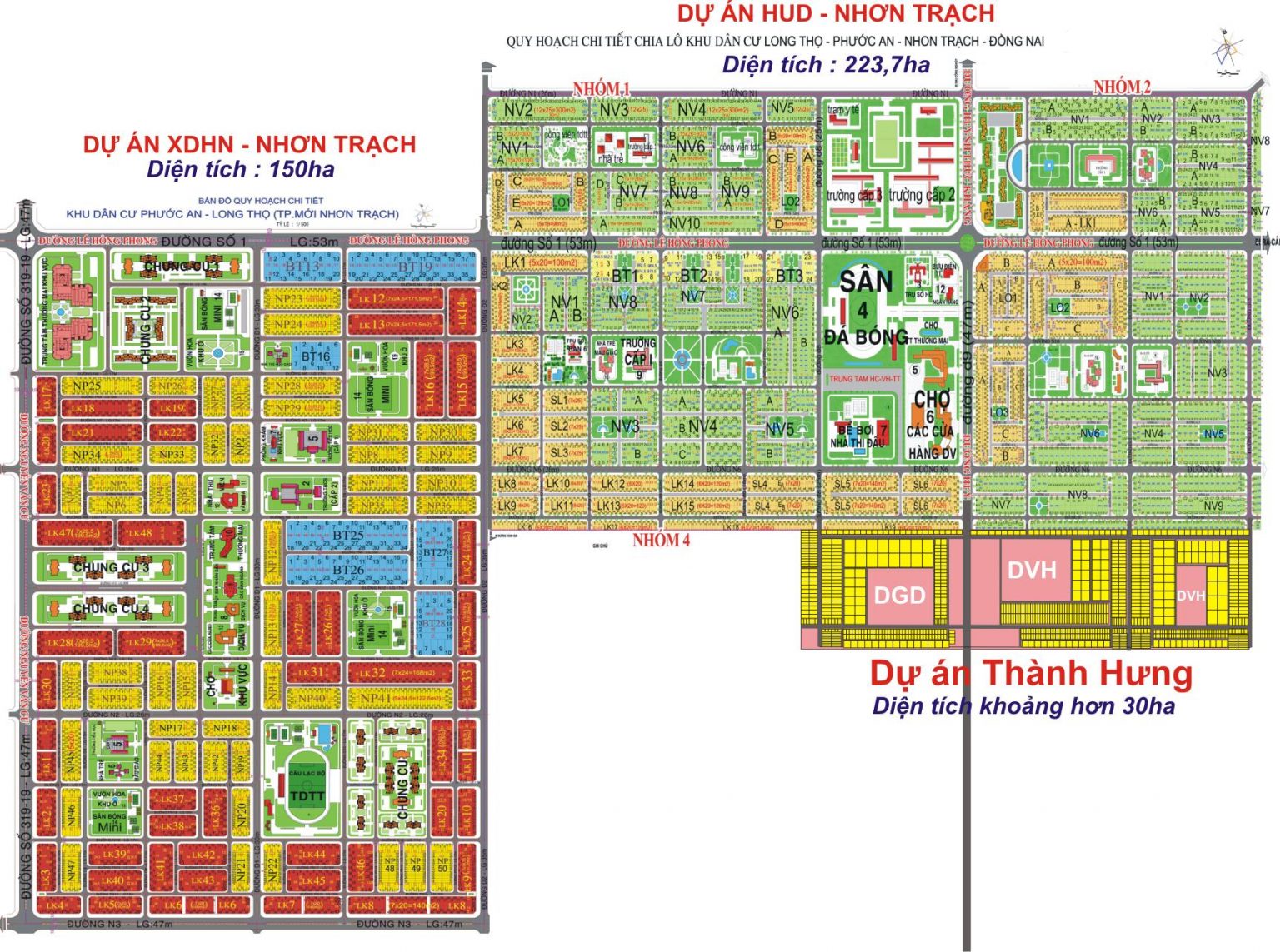 Vị Trí Khu Đô Thị Long Thọ - Phước An 