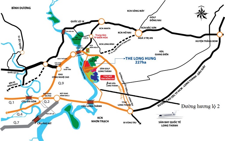 Vị Trí Khu Đô Thị Long Hưng City